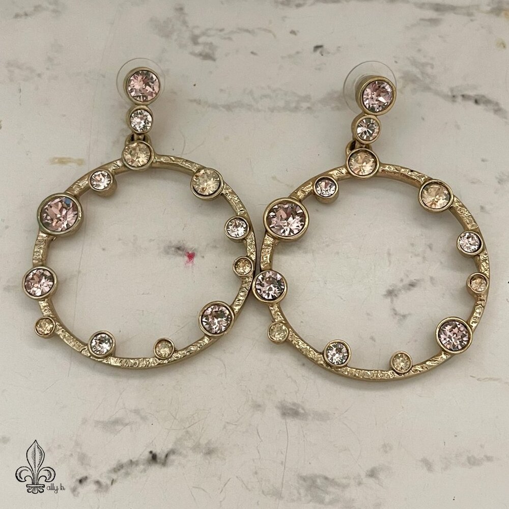 🌸Dior Pink Crystal Earrings🌸